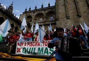 Concentración en Compostela