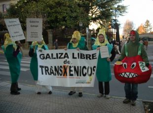 Manifestación da PGA perante o Parlamento o pasado xaneiro