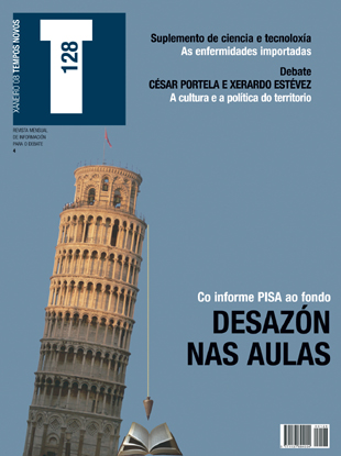 Capa do nº 128 de TEMPOS Novos