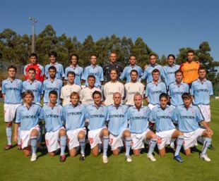 Os xogadores do Celta B