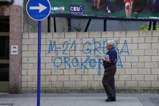 Imaxes das pintadas na rúa