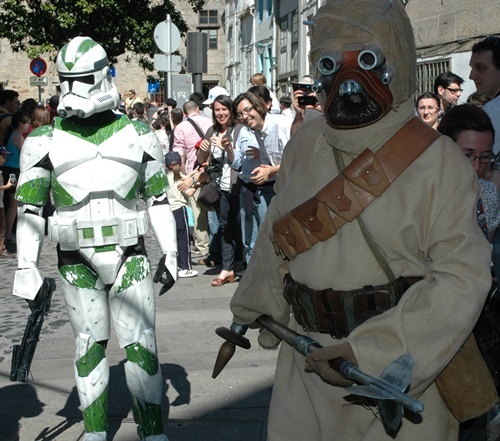 Tropas galácticas invaden Compostela